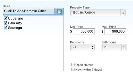 Optima Express search form