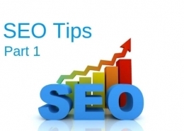 SEO Tips Part 1