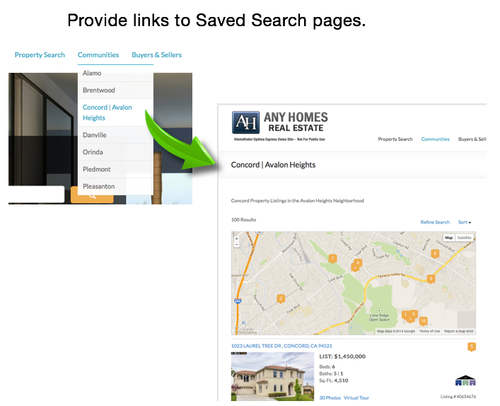 Link to Saved Search