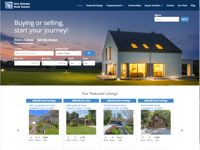 Real Estate IDX Websites - iHomefinder