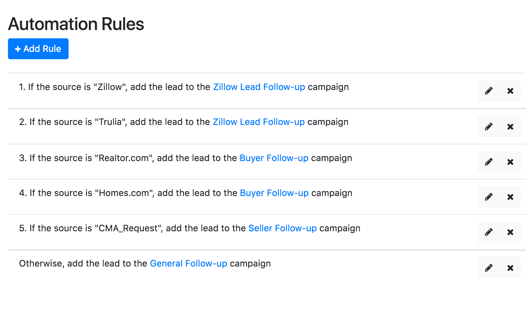 Automation Rules Example