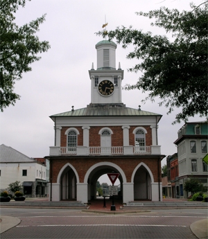 The Market House in downtown Fayetteville