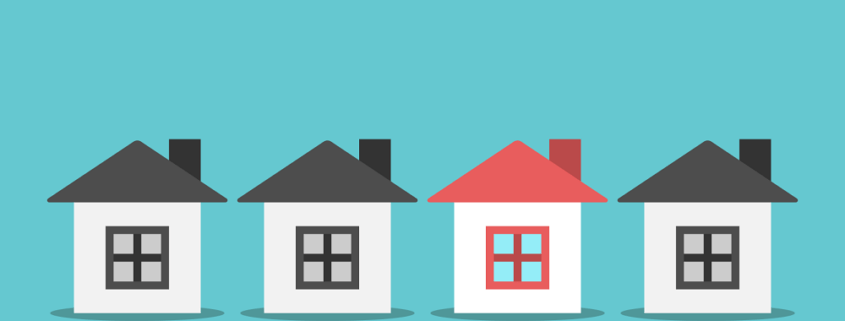 graphic of little houses