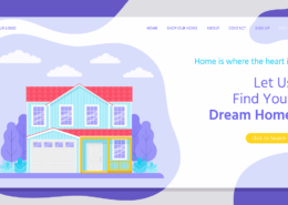 real estate webpage template