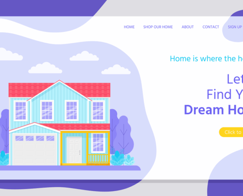 real estate webpage template