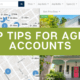 top tips for agent accounts