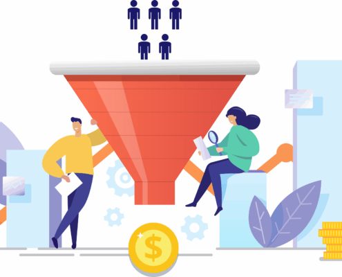 marketing funnel graphic