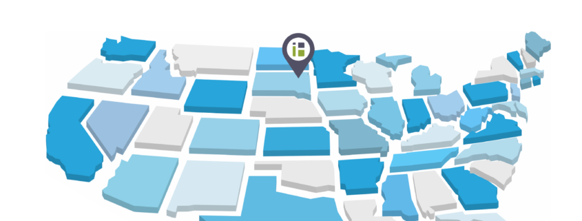 Aberdeen South Dakota map