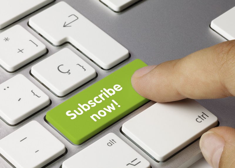 Buyer prospect subscribing to content