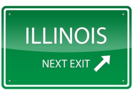 Illinois street sign
