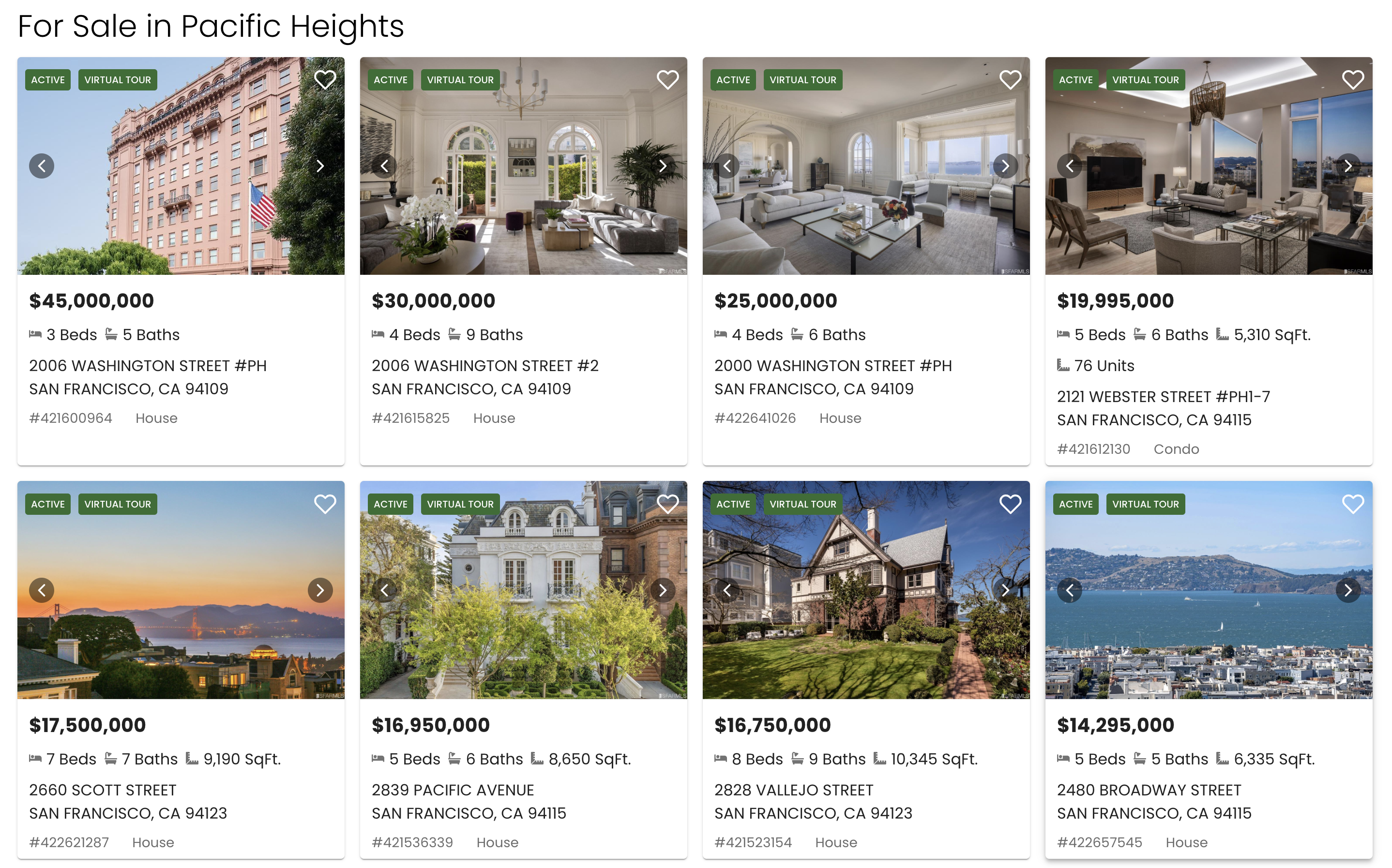 property listing gallery example