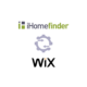 iHomefinder and Wix logos