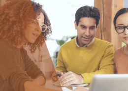 Real estate agents using CRM software