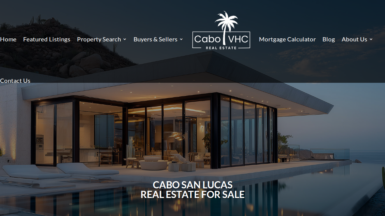 Cabo VHC real estate website powered by iHomefinder